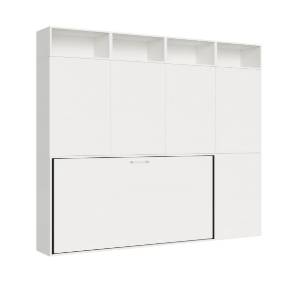 Letto Kando singolo Bianco Frassino composizione B - immagine 2