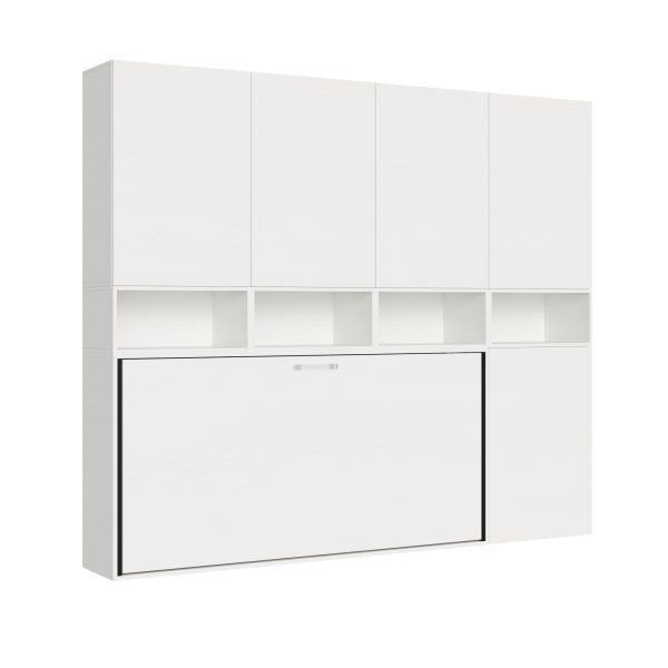 Letto Kando singolo Bianco Frassino composizione C - immagine 2