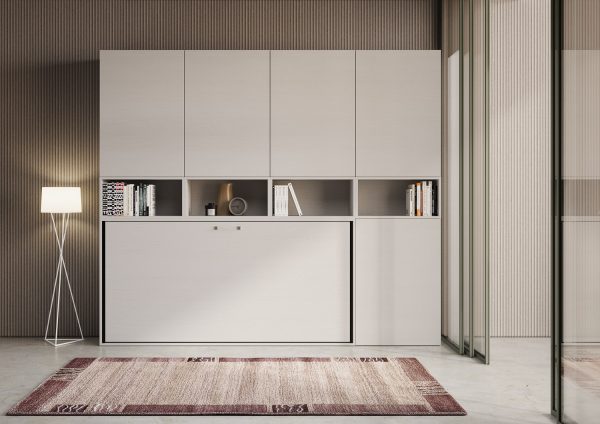 Letto Kando singolo Bianco Frassino composizione C - immagine 3