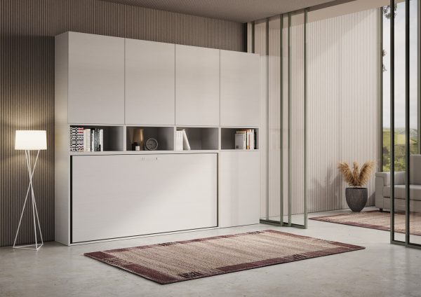 Letto Kando singolo Bianco Frassino composizione C - immagine 6