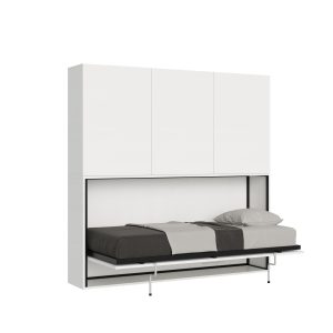 Letto Kando singolo Bianco Frassino composizione D