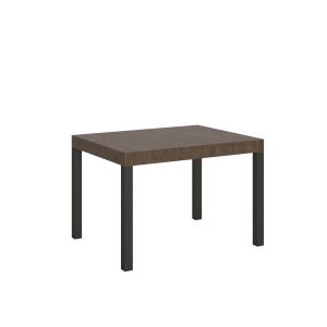 Tavolo everyday piano noce cm. 70x110 telaio allungabile fino a 194 Antracite