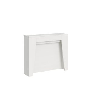 Consolle allungabile 90x25/211 cm Anea Bianco Frassino