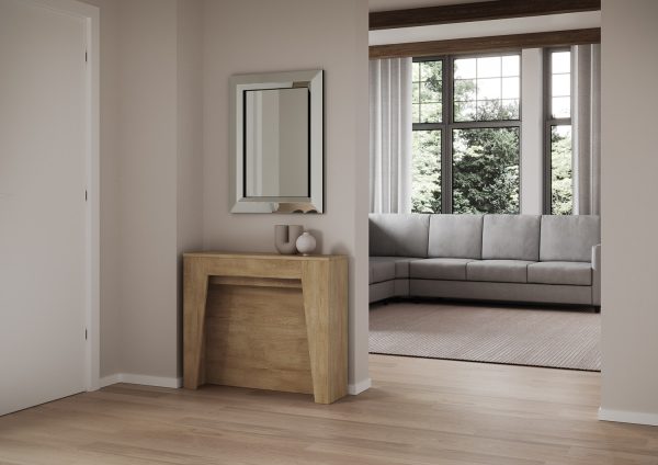 Consolle allungabile 90x25/211 cm Anea Quercia Natura - immagine 2