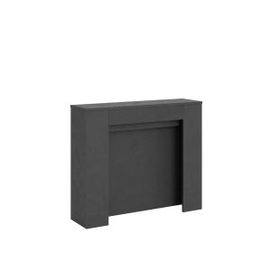 Consolle allungabile 90x25/211 cm Kiba Antracite
