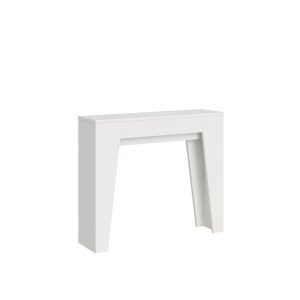 Consolle allungabile 90x25/181 cm Narrow Bianco Frassino