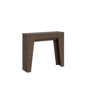 Consolle allungabile 90x25/181 cm Narrow Noce