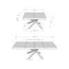 Tavolo allungabile 90x120/224 cm Volantis Premium Quercia Natura telaio 4/A - immagine 5