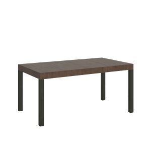 Tavolo allungabile 90x140/400 cm Everyday Premium noce telaio Antracite