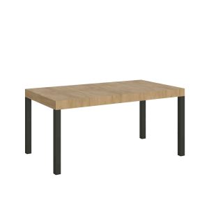Tavolo allungabile 90x140/400 cm Everyday Premium quercia natura telaio Antracite