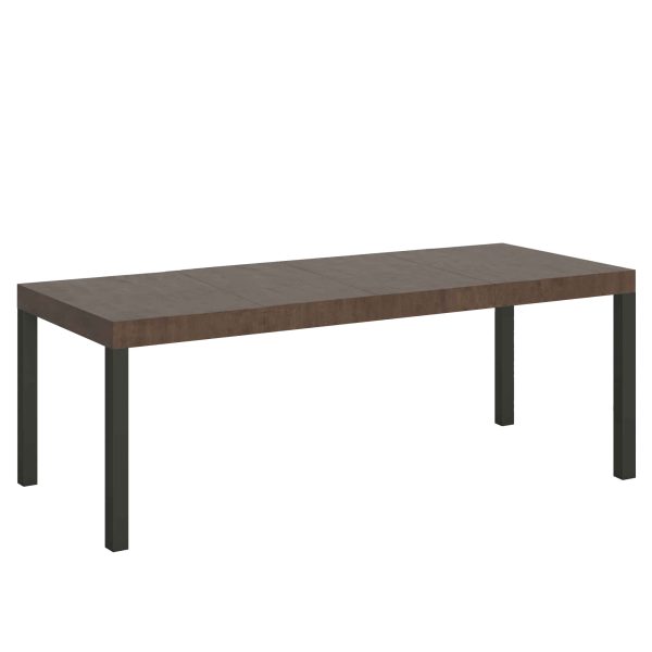 Tavolo allungabile 90x160/420 cm Everyday Premium noce telaio Antracite
