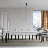 Tavolo allungabile 90x200/304 cm Everyday Premium Bianco Frassino telaio Antracite - immagine 3