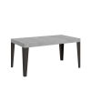 Tavolo allungabile 90x130/234 cm Flame Premium Cemento telaio Antracite