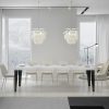 Tavolo allungabile 90x200/304 cm Flame Premium Bianco Frassino telaio Antracite - immagine 3