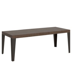 Tavolo allungabile 90x180/440 cm Flame Premium noce telaio Antracite