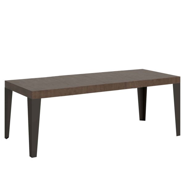 Tavolo allungabile 90x180/440 cm Flame Premium noce telaio Antracite