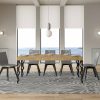 Tavolo allungabile 90X140/244 cm Karamay Premium Quercia Natura telaio Antracite - immagine 3