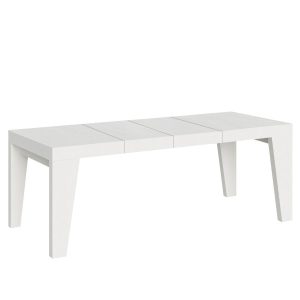Tavolo allungabile 90x180/284 cm Naxy Premium Bianco Frassino