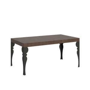 Tavolo allungabile 90x140/400 cm Paxon Premium noce telaio Antracite