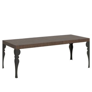 Tavolo allungabile 90x180/440 cm Paxon Premium noce telaio Antracite
