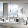 Tavolo allungabile 90x120/224 cm Roxell Premium Bianco Frassino - immagine 3