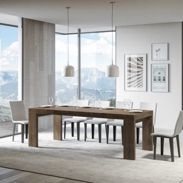 Tavolo allungabile 90x140/244 cm Roxell Premium Noce - immagine 3