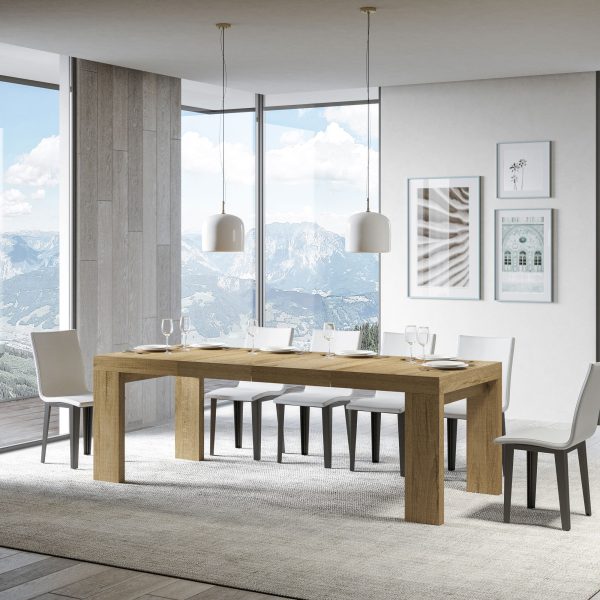 Tavolo allungabile 90x120/224 cm Roxell Premium Quercia Natura - immagine 3