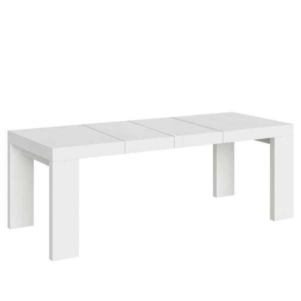 Tavolo allungabile 90x180/284 cm Roxell Premium Bianco Frassino