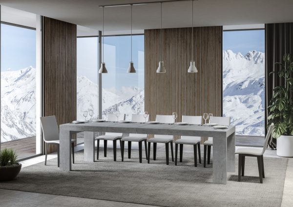 Tavolo allungabile 90x180/284 cm Roxell Premium Cemento - immagine 3