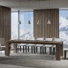 Tavolo allungabile 90x180/284 cm Roxell Premium Noce - immagine 3