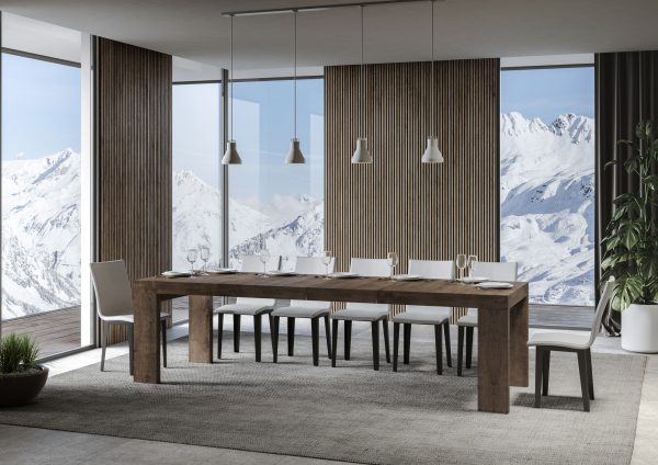 Tavolo allungabile 90x180/284 cm Roxell Premium Noce - immagine 3