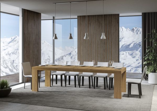 Tavolo allungabile 90x160/264 cm Roxell Premium Quercia Natura - immagine 3