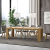 Tavolo allungabile 90x90/246 cm Roxell Premium Quercia Natura - immagine 3