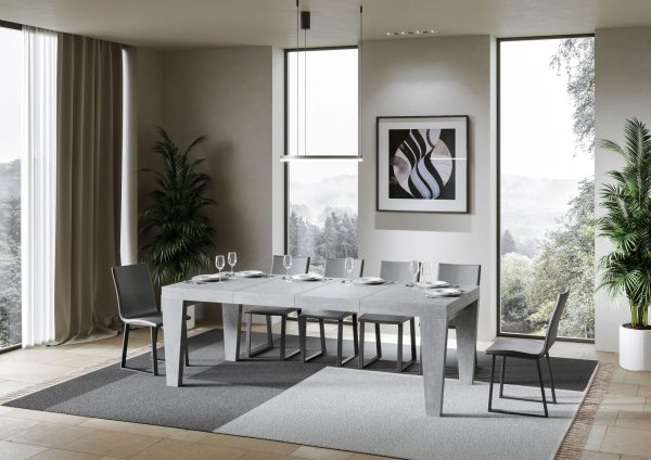 Tavolo allungabile 90x130/234 cm Spimbo Premium Cemento - immagine 3