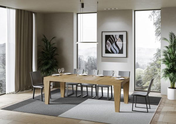 Tavolo allungabile 90x140/244 cm Spimbo Premium Quercia Natura - immagine 3