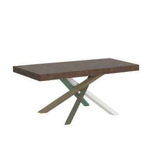 Tavolo allungabile 90x120/224 cm Volantis Premium Noce telaio 4/A