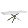 Tavolo allungabile 90x160/264 cm Volantis Premium Bianco Frassino telaio 4/A