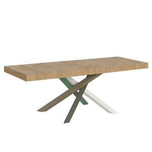 Tavolo allungabile 90x180/440 cm Volantis Premium quercia natura telaio 4/A