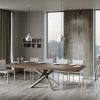 Tavolo allungabile 90x160/264 cm Volantis Premium Noce telaio 4/C - immagine 3