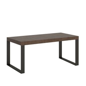 Tavolo allungabile 90x90/246 cm Tecno Premium Noce