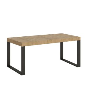 Tavolo allungabile 90x90/246 cm Tecno Premium Quercia Natura