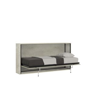 Letto a scomparsa singolo orizzontale Kando Cashmere