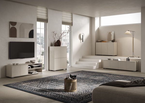 Madia 4 ante 172x40x83 cm Lumina cashmere - immagine 4