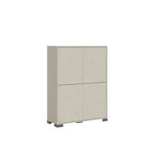 Credenza alta 4 ante 90x35x120 cm Lumina cashmere