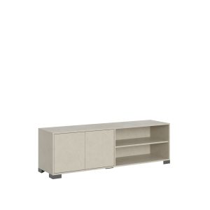 Porta TV 2 ante con vano a giorno 150x40x40 cm Lumina cashmere