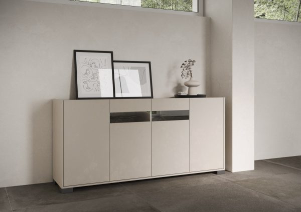 Madia 4 ante 172x40x81 cm Riflesso cashmere - immagine 2
