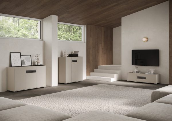 Madia 4 ante 172x40x81 cm Riflesso cashmere - immagine 4