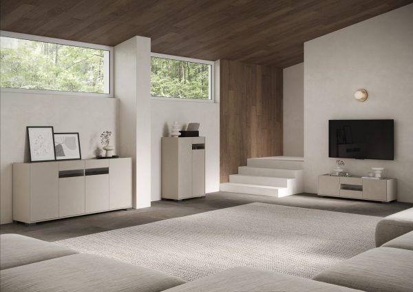 Madia 4 ante 172x40x81 cm Riflesso cashmere - immagine 5