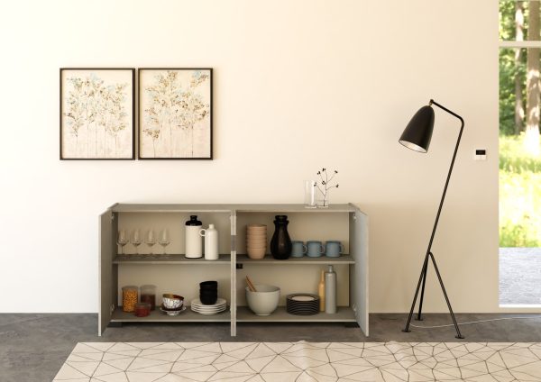 Madia 4 ante 172x40x81 cm Riflesso cashmere - immagine 3
