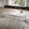 Tavolo allungabile 90x160/264 cm Niket bianco frassino gambe bianche - immagine 3